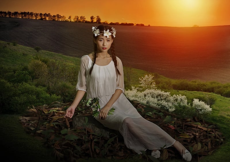 Forest-inspired Gowns